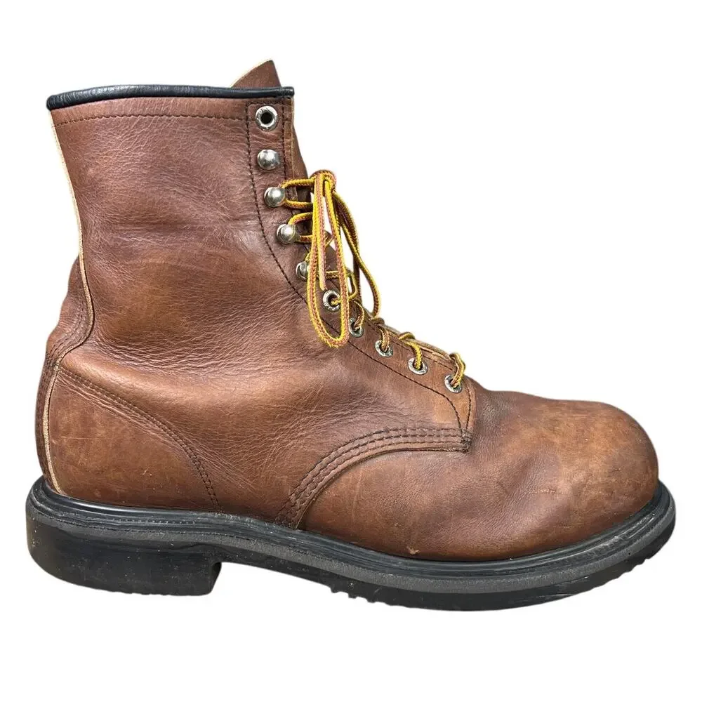 Vintage Red Wing Men’s 2233 Brown Leather Steel Toe Work Boot Size 11.5 E2